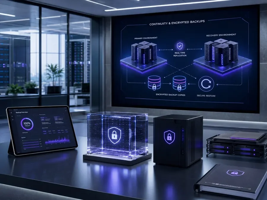 Continuity e copie di sicurezza cifrate